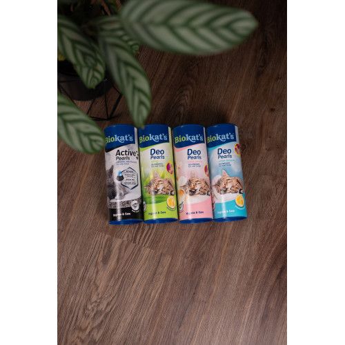 Дезодорант для котячого туалету Biokat's Active Pearls з активованим вугіллям 700 мл