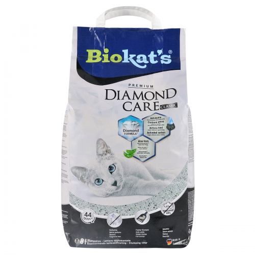 Наповнювач Biokats Diamond Classic для котячого туалету бентонітовий 8 л