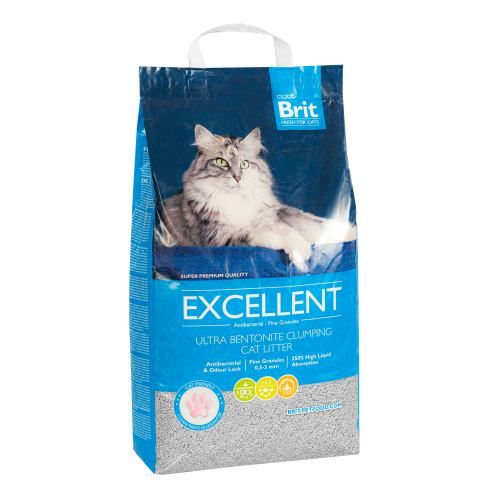 Наповнювач для котячого туалету Brit Fresh Excellent бентонітовий 10 кг