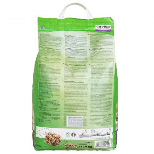 Наповнювач Cat’s Best Smart Pellets для котячого туалету деревний 20л/10кг