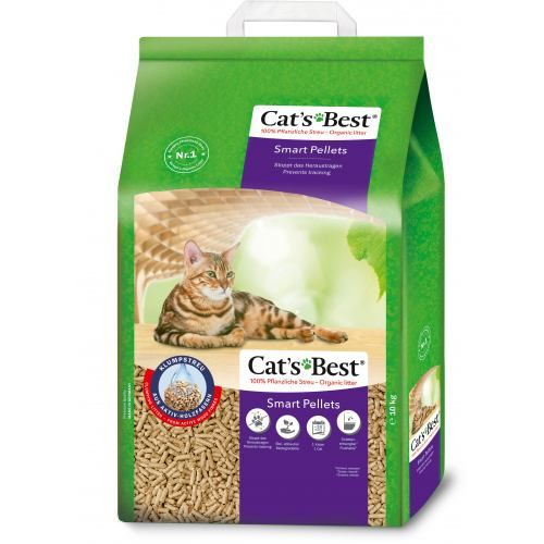 Наповнювач Cat’s Best Smart Pellets для котячого туалету деревний 20л/10кг