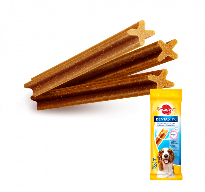 Лакомство для собак Pedigree DentaStix 77 г