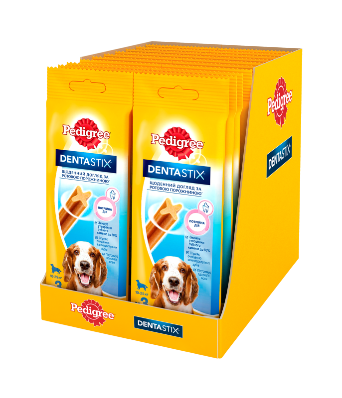 Лакомство для собак Pedigree DentaStix 77 г