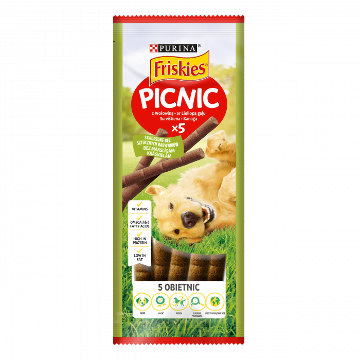 Лакомство для взрослых собак FRISKIES Picnic с говядиной 42 г