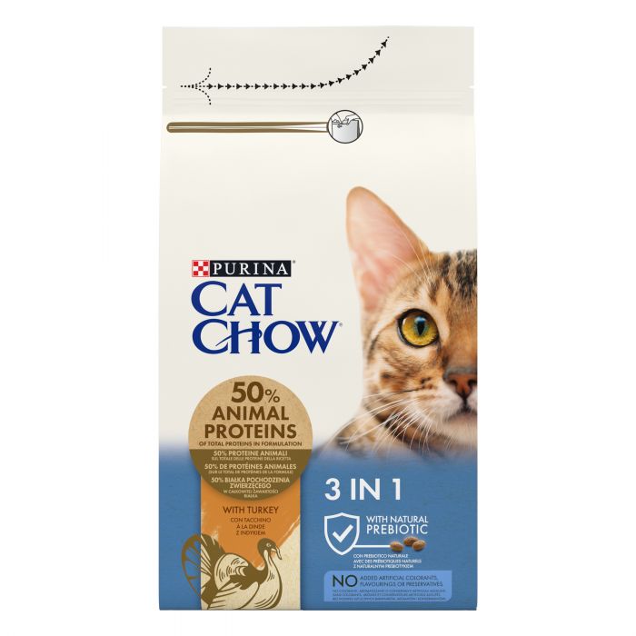 Сухий корм CAT CHOW Sterilised для дорослих котів після стерилізації з куркою