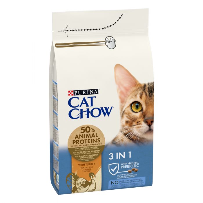 Сухий корм CAT CHOW Sterilised для дорослих котів після стерилізації з куркою