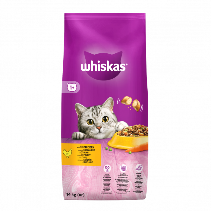 Сухий корм для котів Whiskas з куркою 300 г