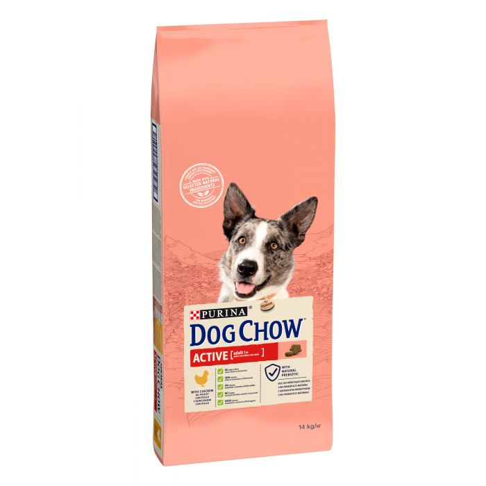 Сухий корм для дорослих собак DOG CHOW Active Adult з підвищеною активністю з куркою