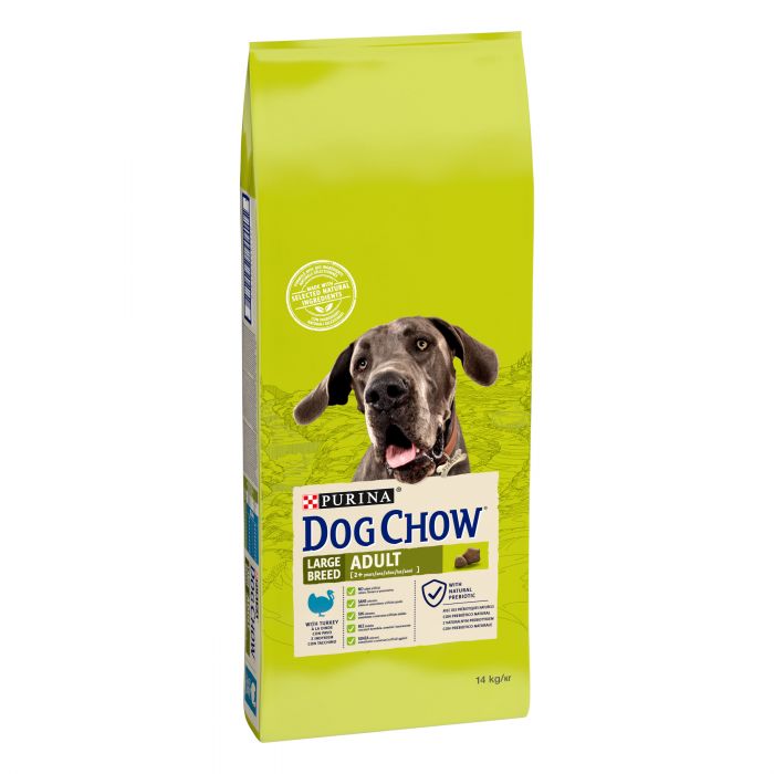Сухий корм для дорослих собак DOG CHOW Large Breed Adult великих порід з індичкою 14 кг
