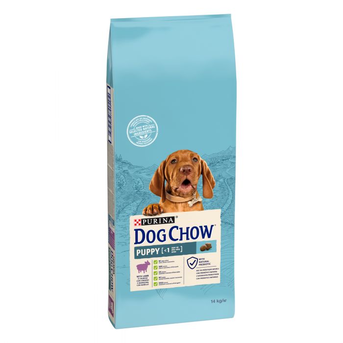 Сухий корм для цуценят DOG CHOW Puppy з ягням 14 кг