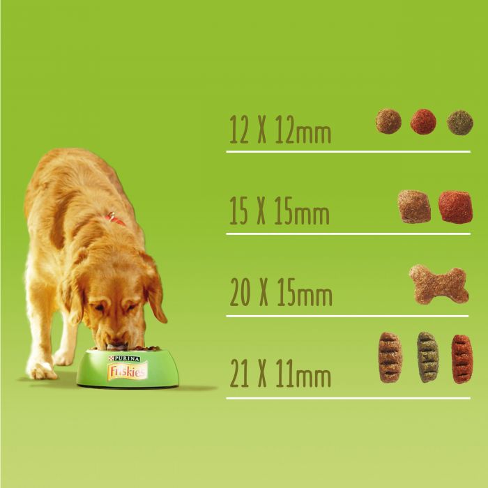 Сухий корм для дорослих собак FRISKIES Balance з куркою яловичиною та овочами 10 кг