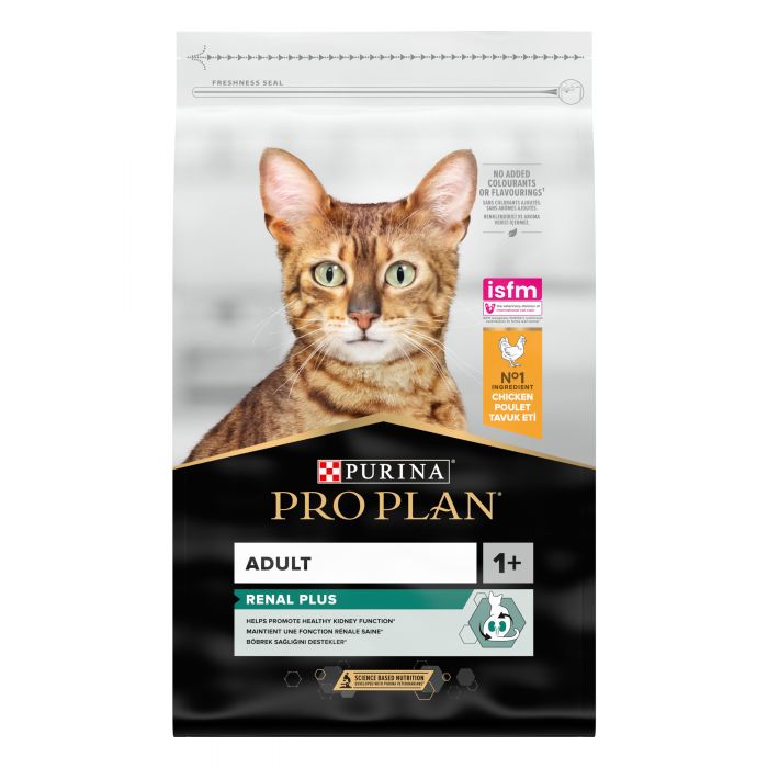 Сухий корм для котів  PRO PLAN Adult 1+ Renal Plus з куркою 10 кг
