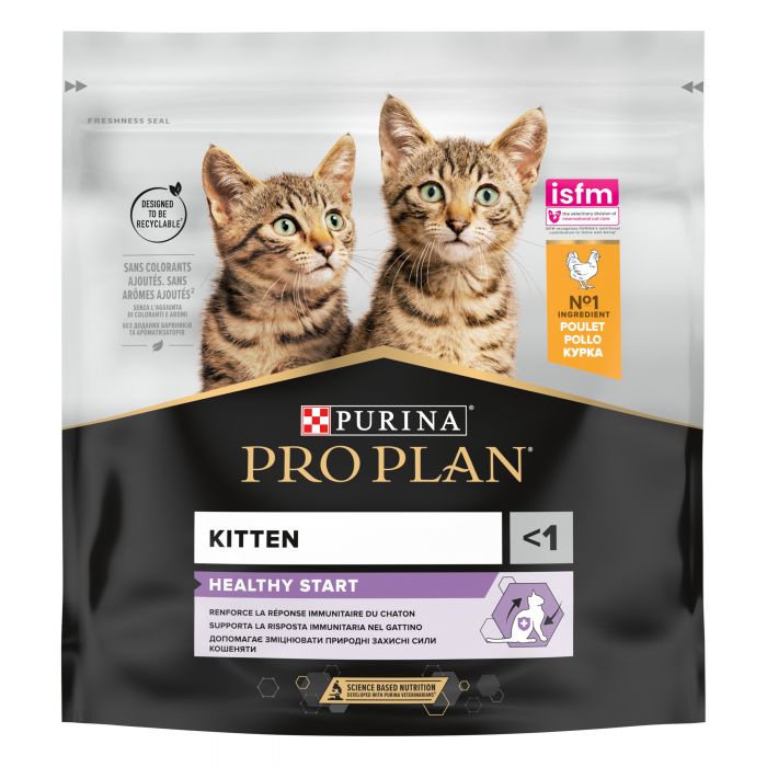 Сухий корм для кошенят PRO PLAN Kitten Healthy Start з куркою 400 г