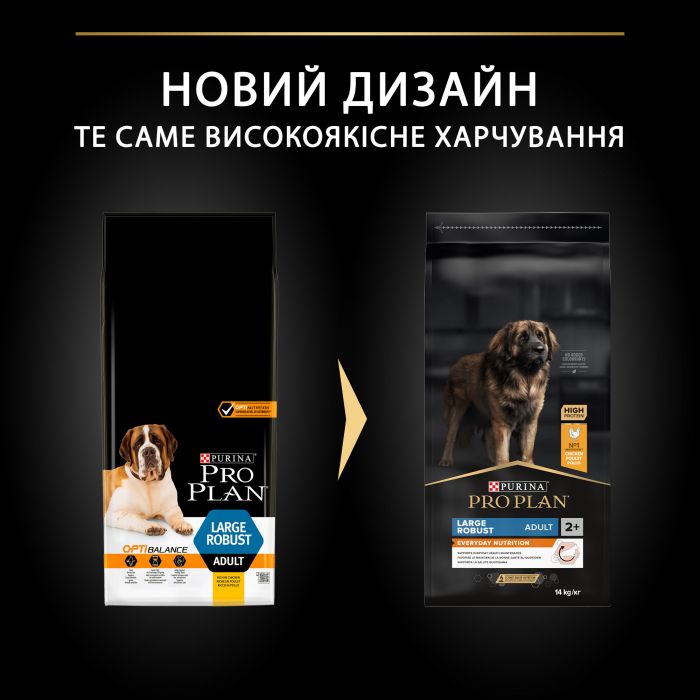 Сухий корм для собак PRO PLAN Large Robust Adult Everyday Nutrion великих порід з куркою 14 кг