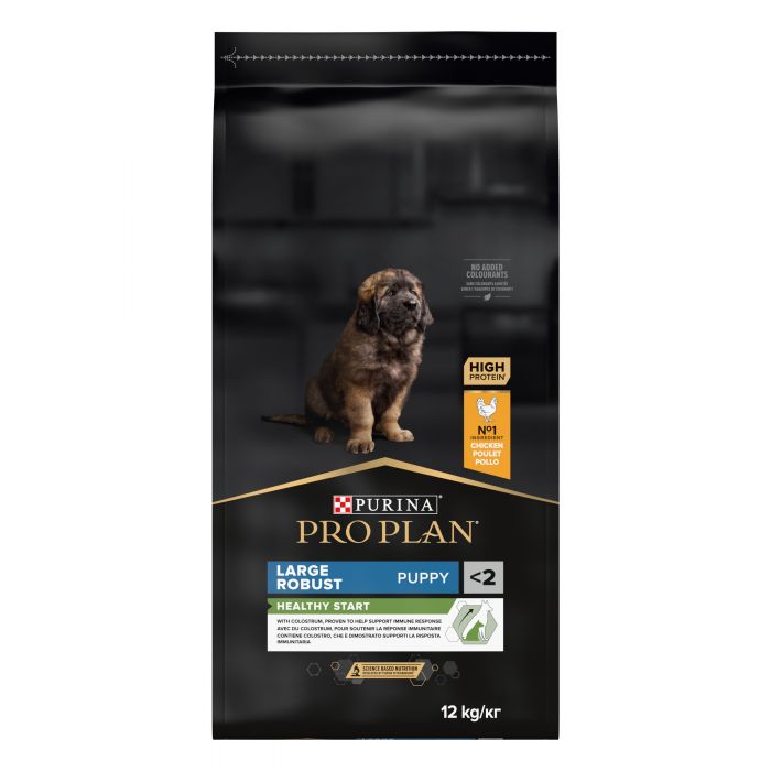 Сухий корм для цуценят PRO PLAN Large Robust Puppy Healthy Start великих порід з куркою 12 кг