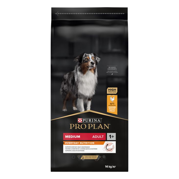 Сухий корм для дорослих собак PRO PLAN Medium Adult Everyday Nutrion середніх порід з куркою 14 кг