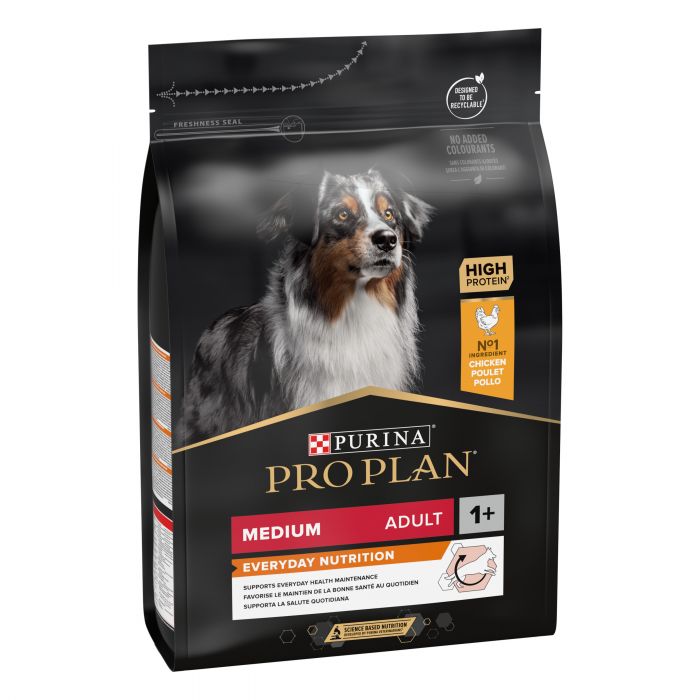 Сухий корм для дорослих собак PRO PLAN Medium Adult Everyday Nutrion середніх порід з куркою 3 кг