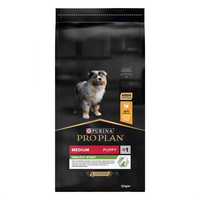 Сухий корм для цуценят PRO PLAN Medium Puppy Healthy Start середніх порід з куркою 12 кг