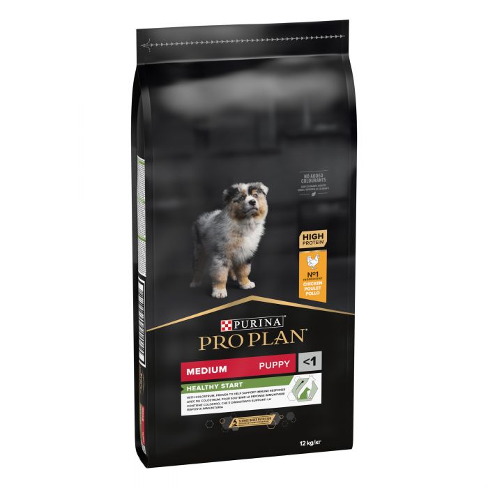 Сухий корм для цуценят PRO PLAN Medium Puppy Healthy Start середніх порід з куркою 12 кг