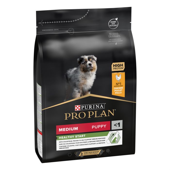 Сухий корм для цуценят PRO PLAN Medium Puppy Healthy Start середніх порід з куркою 3 кг