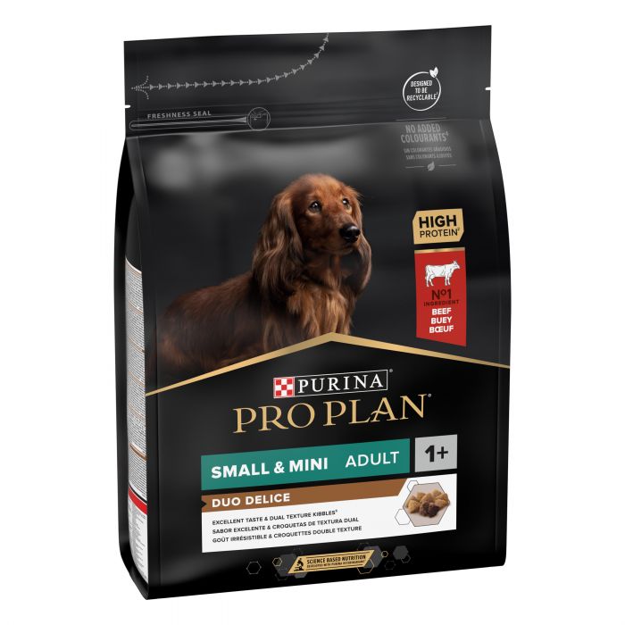 Сухий корм для собак PRO PLAN Small&Mini Adult Duo Delice дрібних порід з яловичиною 2,5 кг