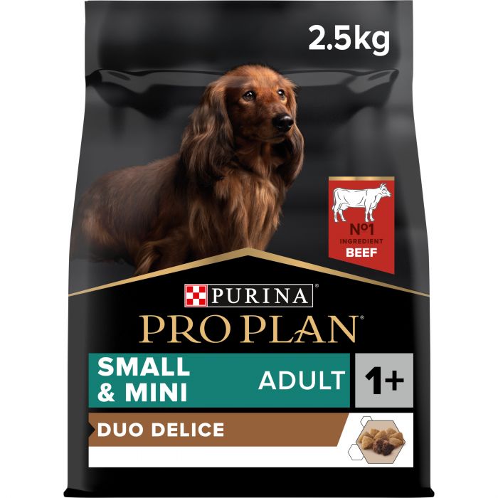 Сухий корм для собак PRO PLAN Small&Mini Adult Duo Delice дрібних порід з яловичиною 2,5 кг