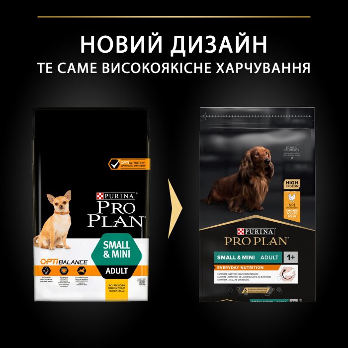 Сухий корм для дорослих собак PRO PLAN Small&Mini Adult Everyday Nutrion дрібних порід з куркою 7 кг