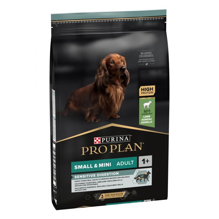 Сухий корм для собак PRO PLAN Small&Mini Adult Sensitive Digestion дрібних порід з чутливим травленням з ягням 7 кг