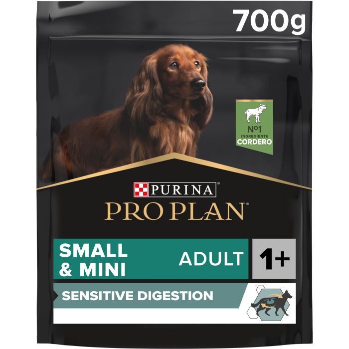 Сухий корм для собак PRO PLAN Small&Mini Adult Sensitive Digestion дрібних порід з чутливим травленням з ягням 700 г