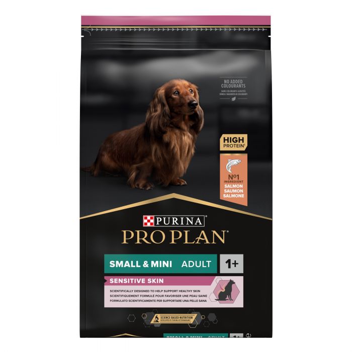 Сухий корм для собак PRO PLAN Small&Mini Adult Sensitive Skin дрібних порід з чутливою шкірою з лососем 7 кг